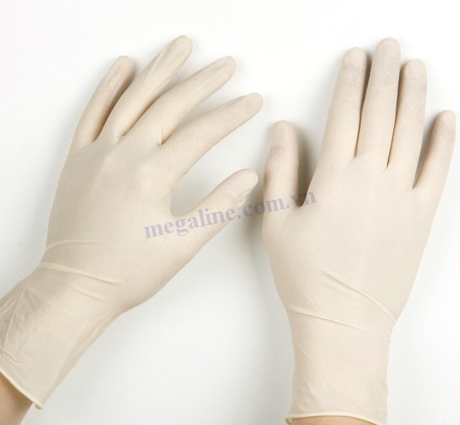 Găng tay cao su latex không bột