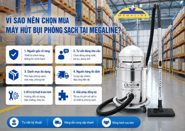Nhà cung cấp máy hút bụi phòng sạch 