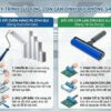 Quy trình sử dụng con lăn dính bụi