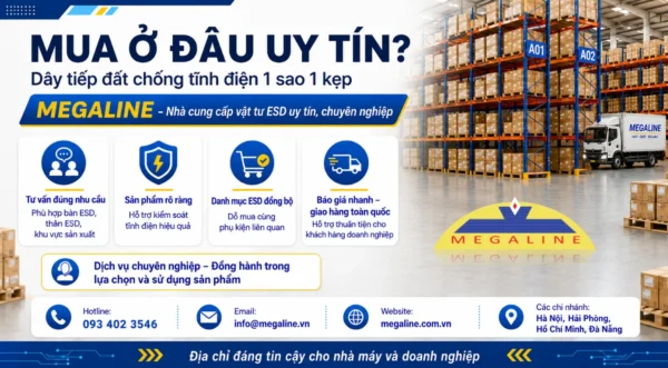 Nhà cung cấp dây tiếp đất chống tĩnh điện 1 sao 1 kẹp
