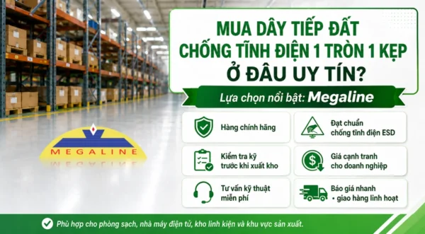 Nhà cung cấp dây tiếp đất 1 tròn 1 kẹp 