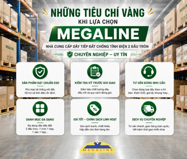 Nhà cung cấp dây tiếp đất chống tĩnh điện 2 đầu tròn