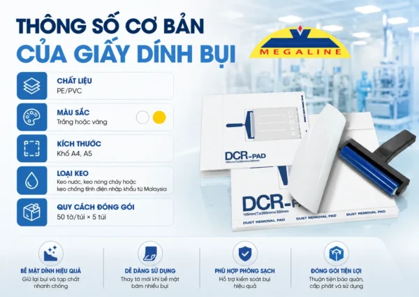 Thông số giấy dính bụi 