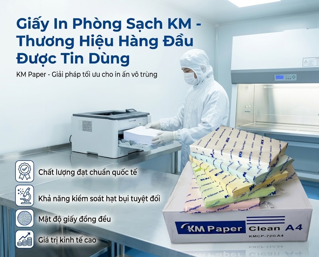Giấy in phòng sạch KM