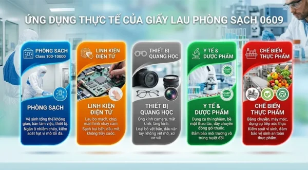 Ứng dụng giấy lau 0609