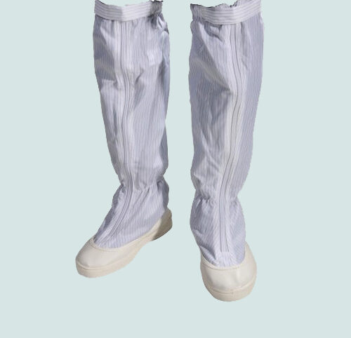 Giày ủng chống tĩnh điện PVC màu trắng