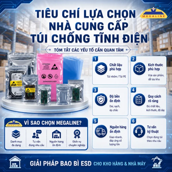 Nhà cung cấp túi chống tĩnh điện