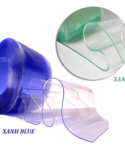 Rèm PVC chống tĩnh điện 200x2mmx50m Xanh ngọc, Xanh blue