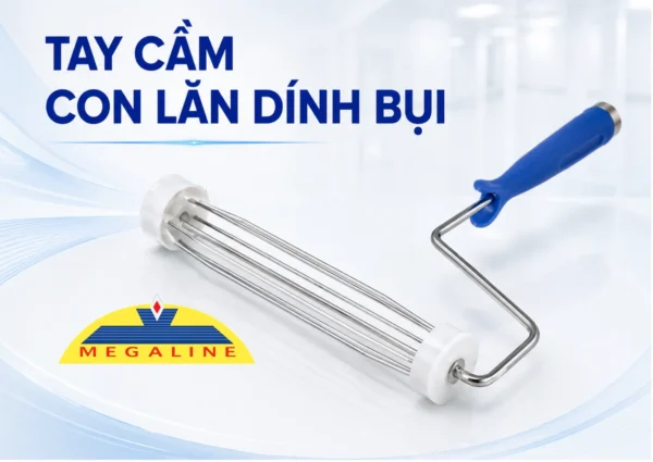Tay cầm con lăn dính bụi