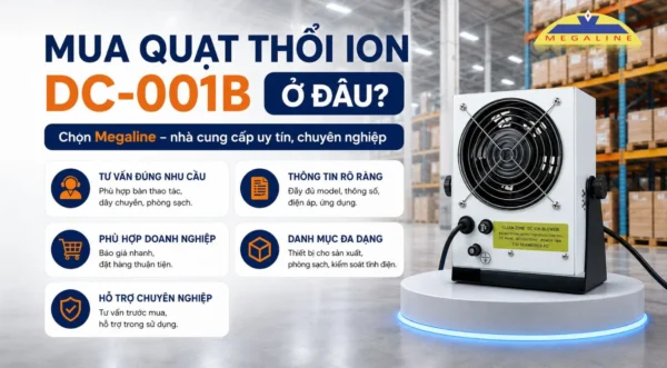 Nhà cung cấp quạt thổi ion DC-001B