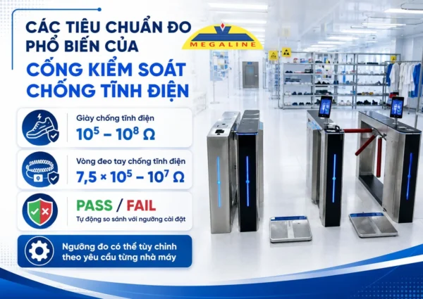 Tiêu chuẩn đo cổng kiểm soát chống tĩnh điện