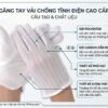Cấu tạo găng tay vải chống tĩnh điện