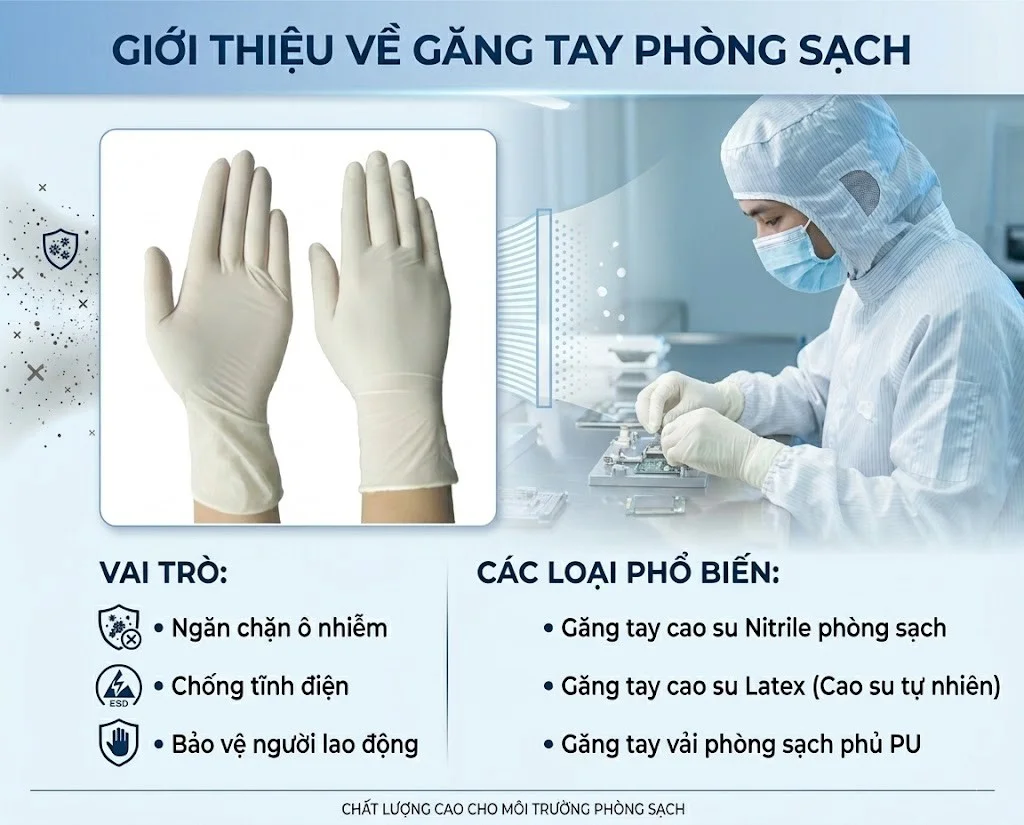Giới thiệu găng tay phòng sạch