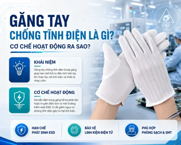 Găng tay chống tĩnh điện là gì