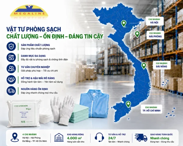 Nhà cung cấp khăn lau phòng sạch 2009