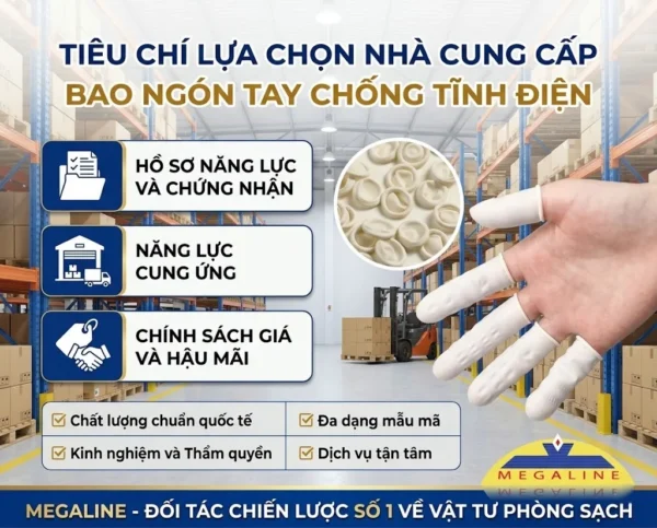 Nhà cung cấp bao ngón tay chống tĩnh điện