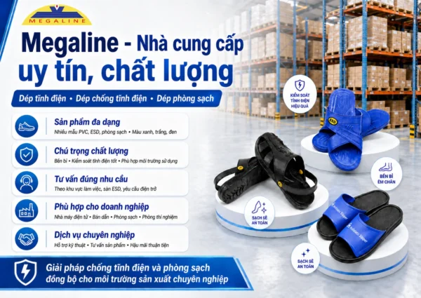 Nhà cung cấp dép tĩnh điện