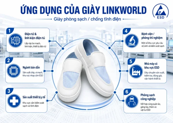 Ứng dụng giày Linkworld 