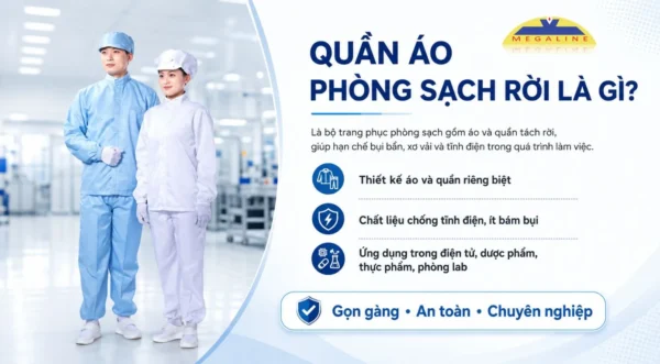 Quần áo phòng sạch rời là gì