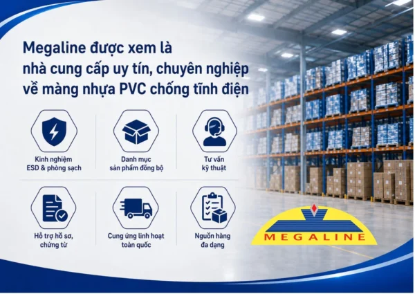 Nhà cung cấp màng nhựa pvc chống tĩnh điện