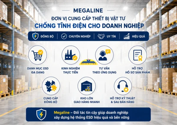 Nhà cung cấp thiết bị vật tư chống tĩnh điện
