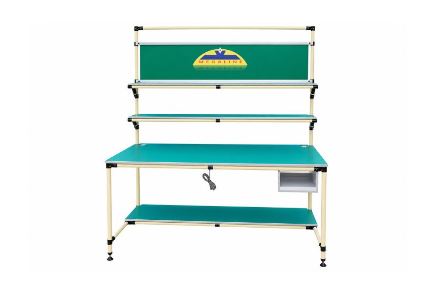 Bàn thao tác ống thép bọc nhựa